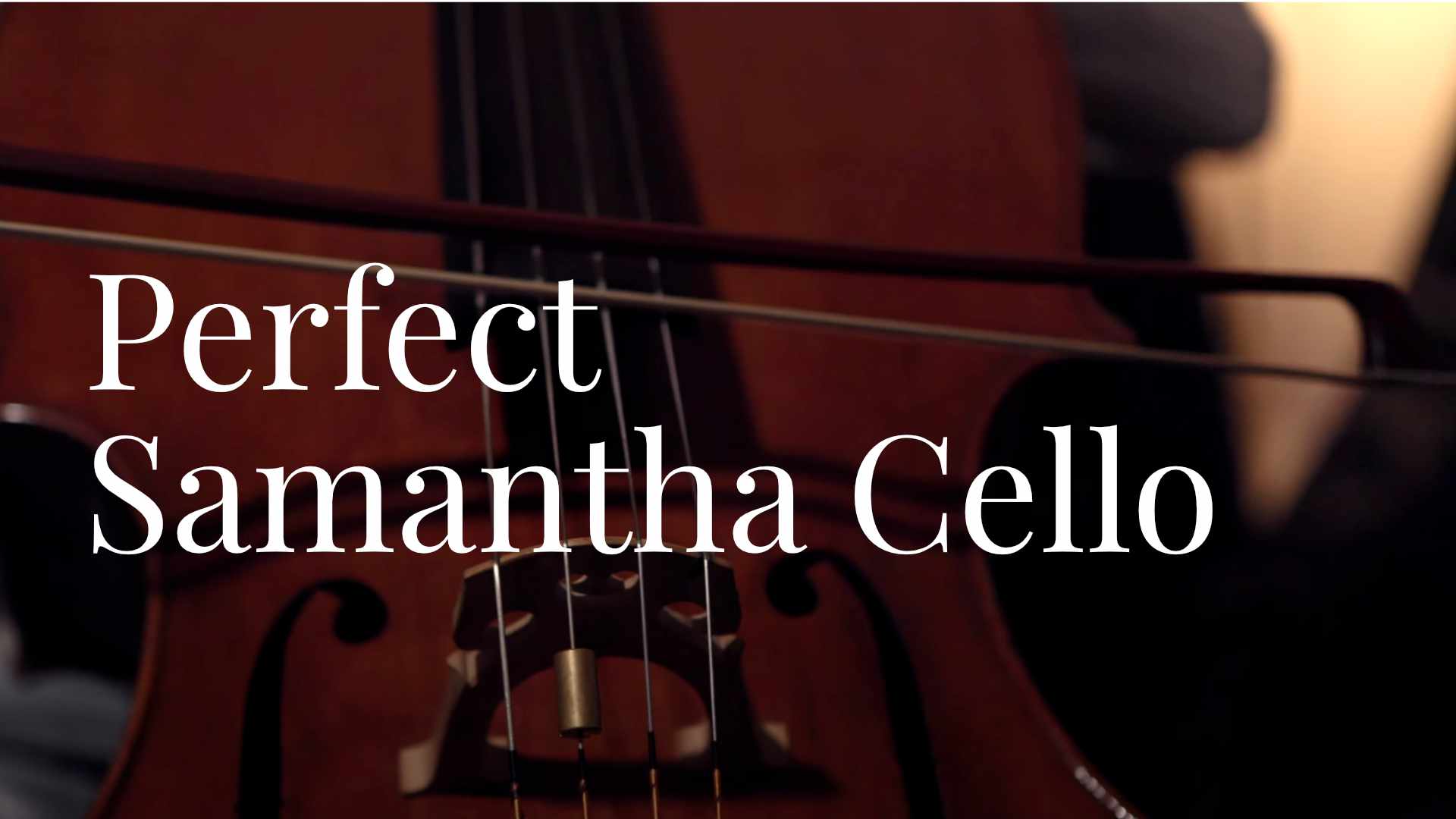 Click here for video of a romantic cello cover of Ed Sheeran's 'Perfect' by Samantha Cello